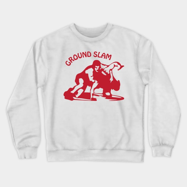 Ground Slam Crewneck Sweatshirt by Mathew Graphic